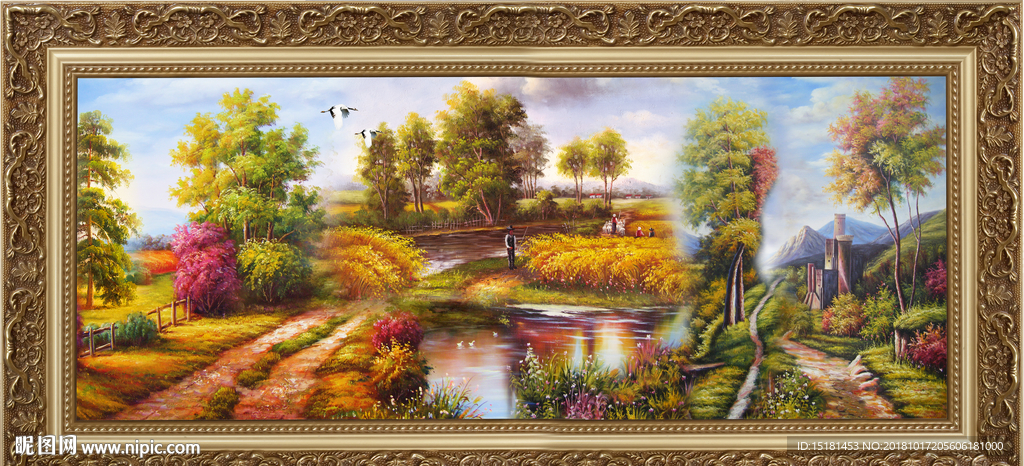 风景油画