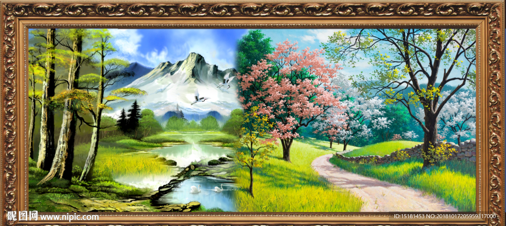 油画 油画风景