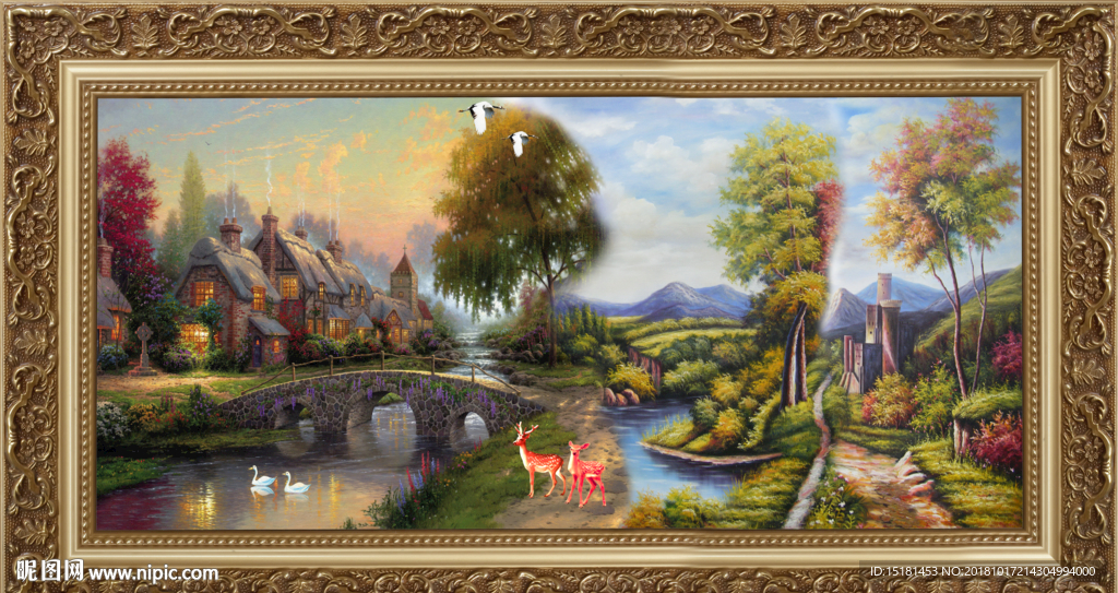 油画 油画风景