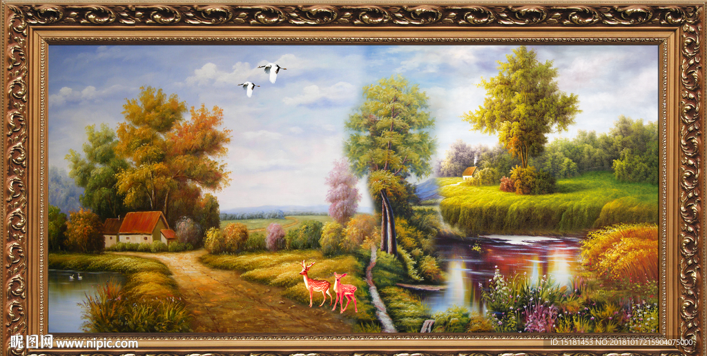 油画 油画风景
