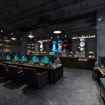 网吧网咖3D渲染模型
