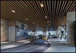 健身馆瑜伽馆3D渲染模型