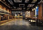 咖啡厅面包店3D渲染模型