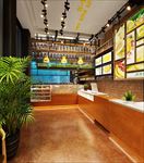 咖啡厅面包店3D渲染模型