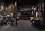 咖啡厅面包店3D渲染模型