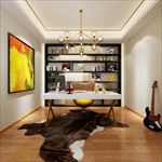 书房书斋3D场景模型