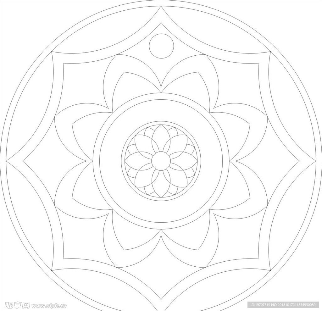 图纸拼花