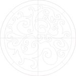 图纸拼花