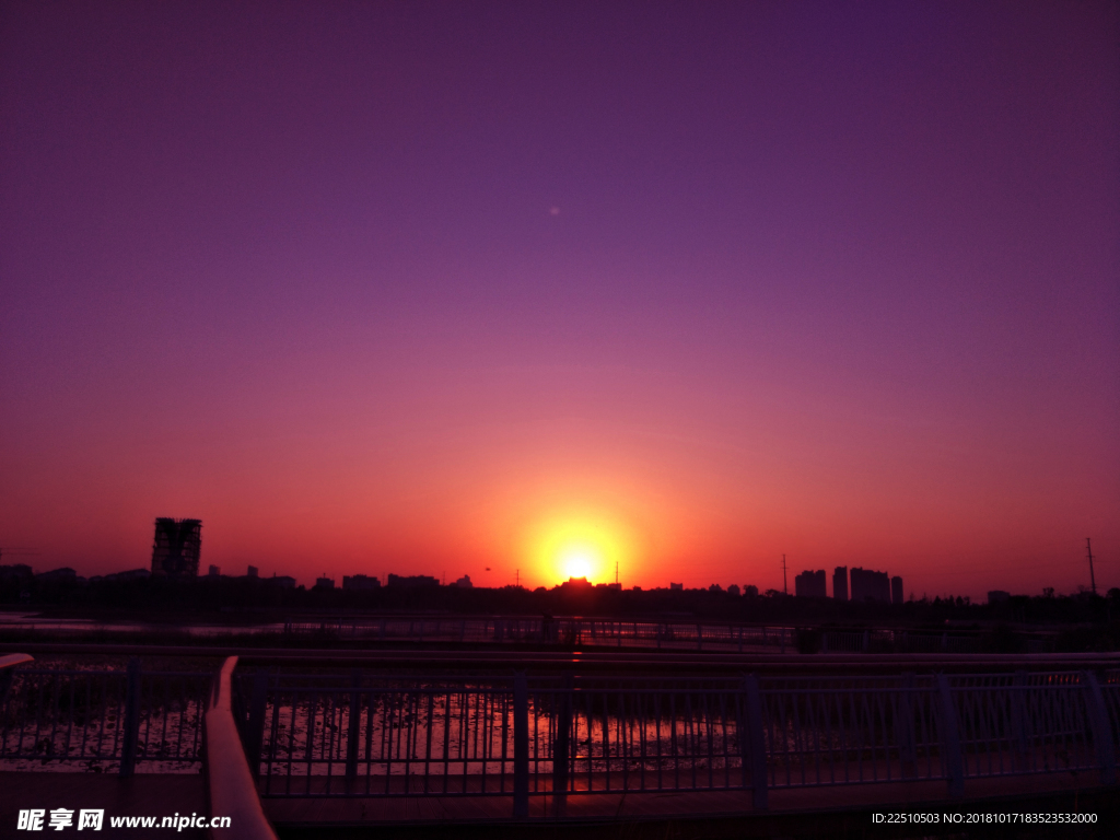 夕阳   朝霞   美景