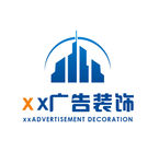 字母B广告装饰公司logo