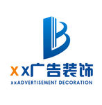 字母B广告装饰公司logo