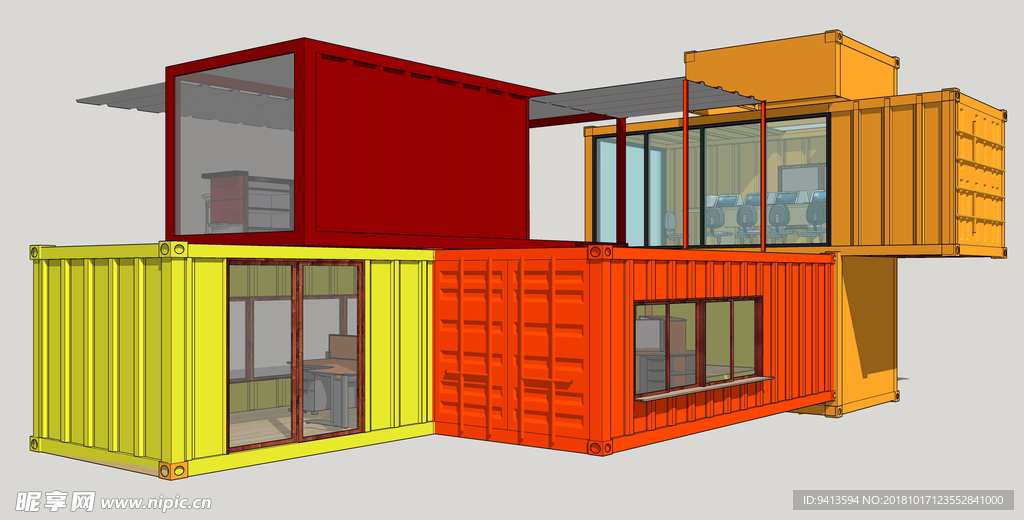 集装箱办公空间