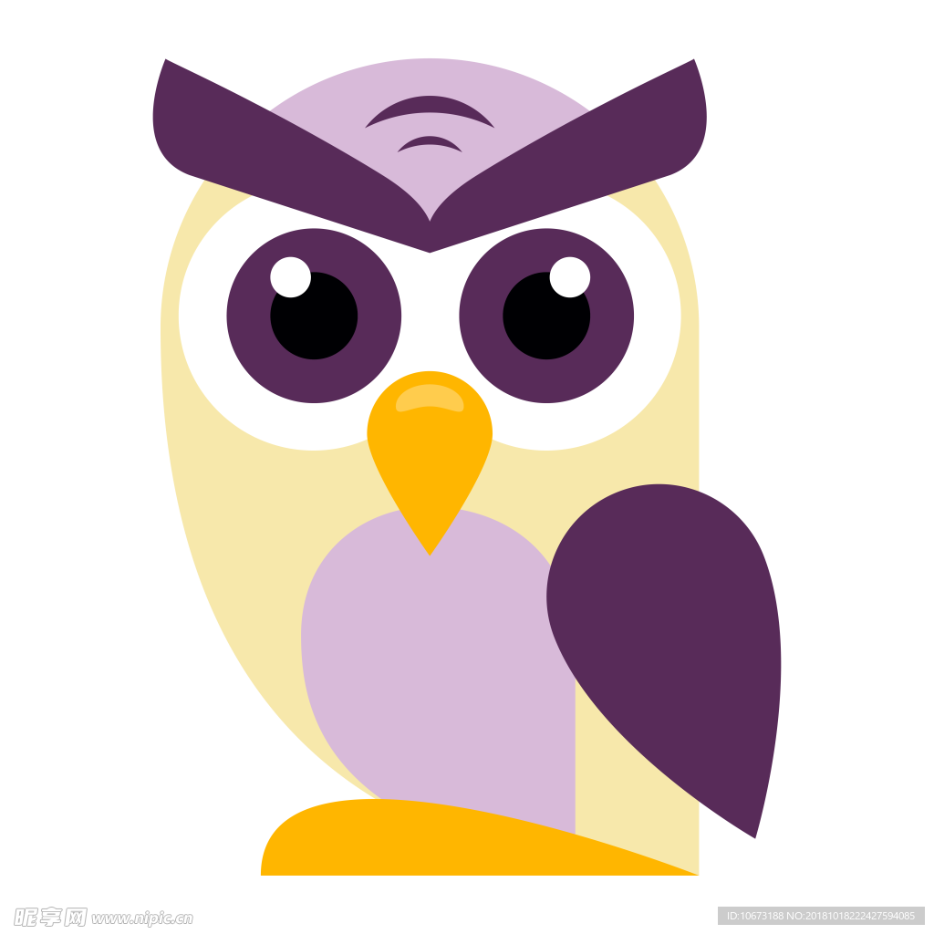 卡通猫头鹰