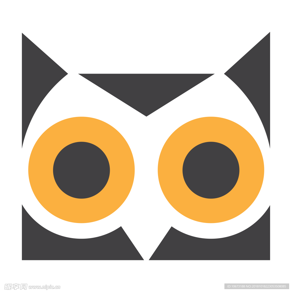 透明底猫头鹰