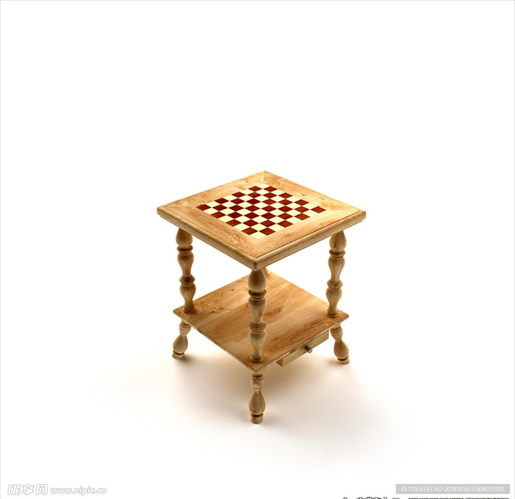 象棋桌模型