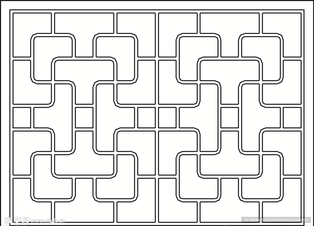 古建花纹 镂空花纹 古建窗花
