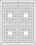 古建花纹 镂空花纹 古建窗花