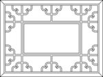 古建花纹 镂空花纹 古建窗花