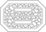 古建花纹 镂空花纹 中式窗花