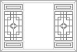 古建花纹 镂空花纹 中式窗花