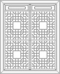 古建花纹 镂空花纹 古建窗花