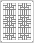 古建花纹 镂空花纹 古建窗花