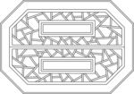 古建花纹 镂空花纹 古建窗花