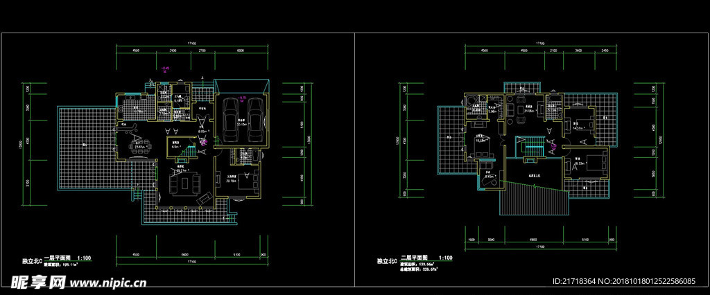 自建房施工图别墅施工图