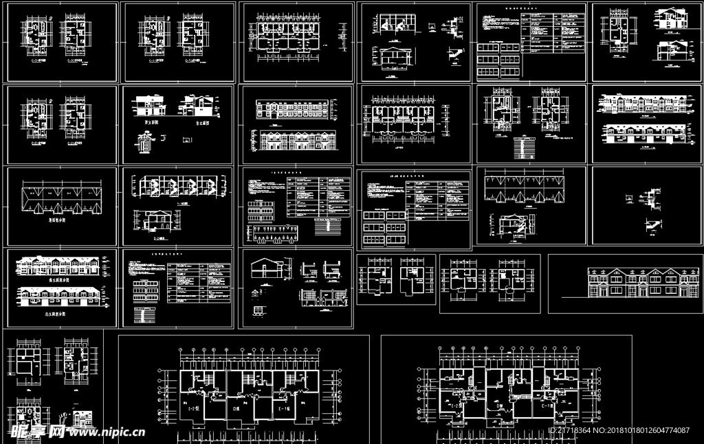 自建房施工图别墅施工图