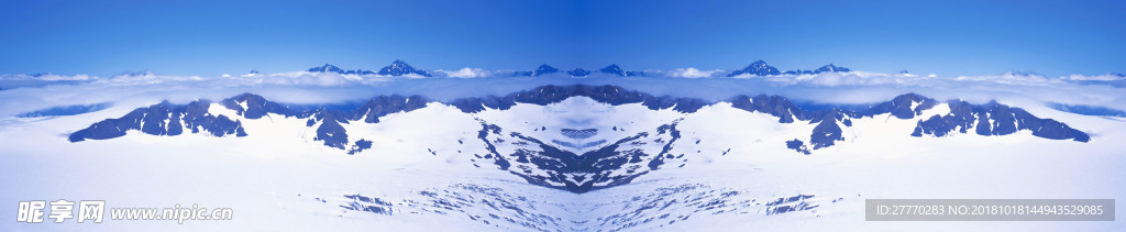 高山雪景