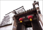 村庄大门