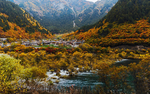 九寨沟秋景
