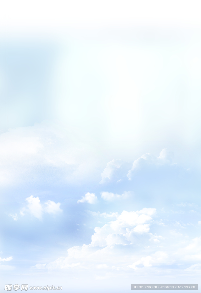 白云天空