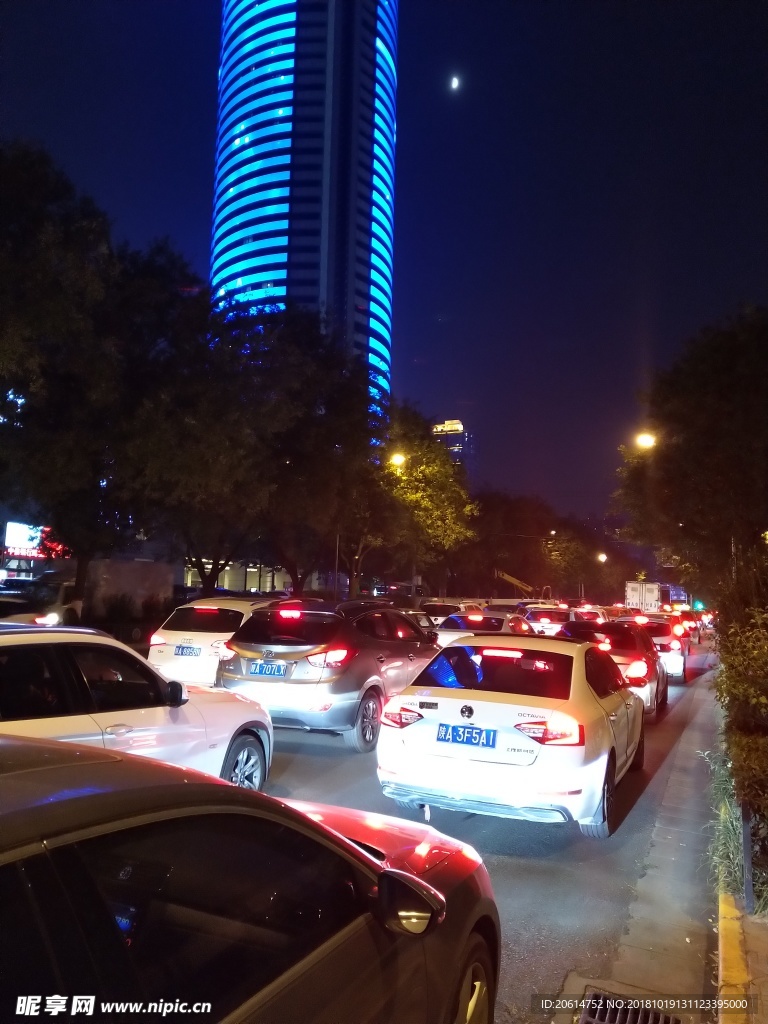 拥堵的城市交通