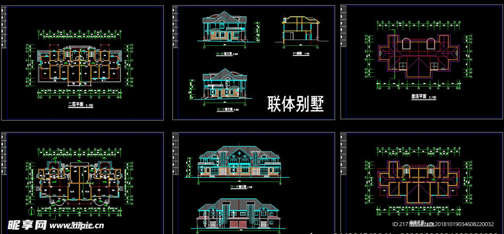 CAD自建房施工图别墅施工图