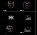 CAD自建房施工图别墅施工图