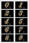 黄金钻石数字