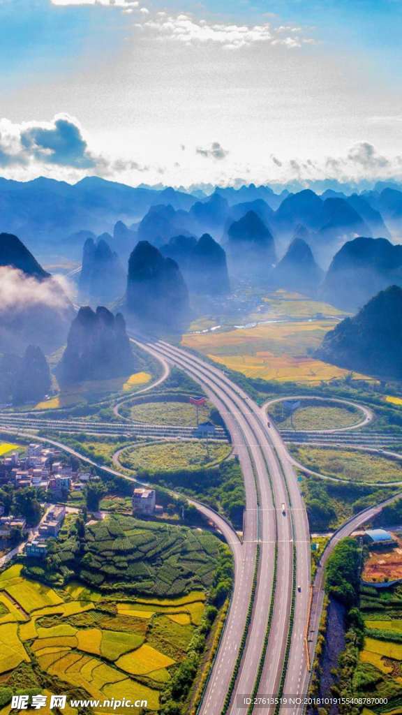 壮观的高速公路图片