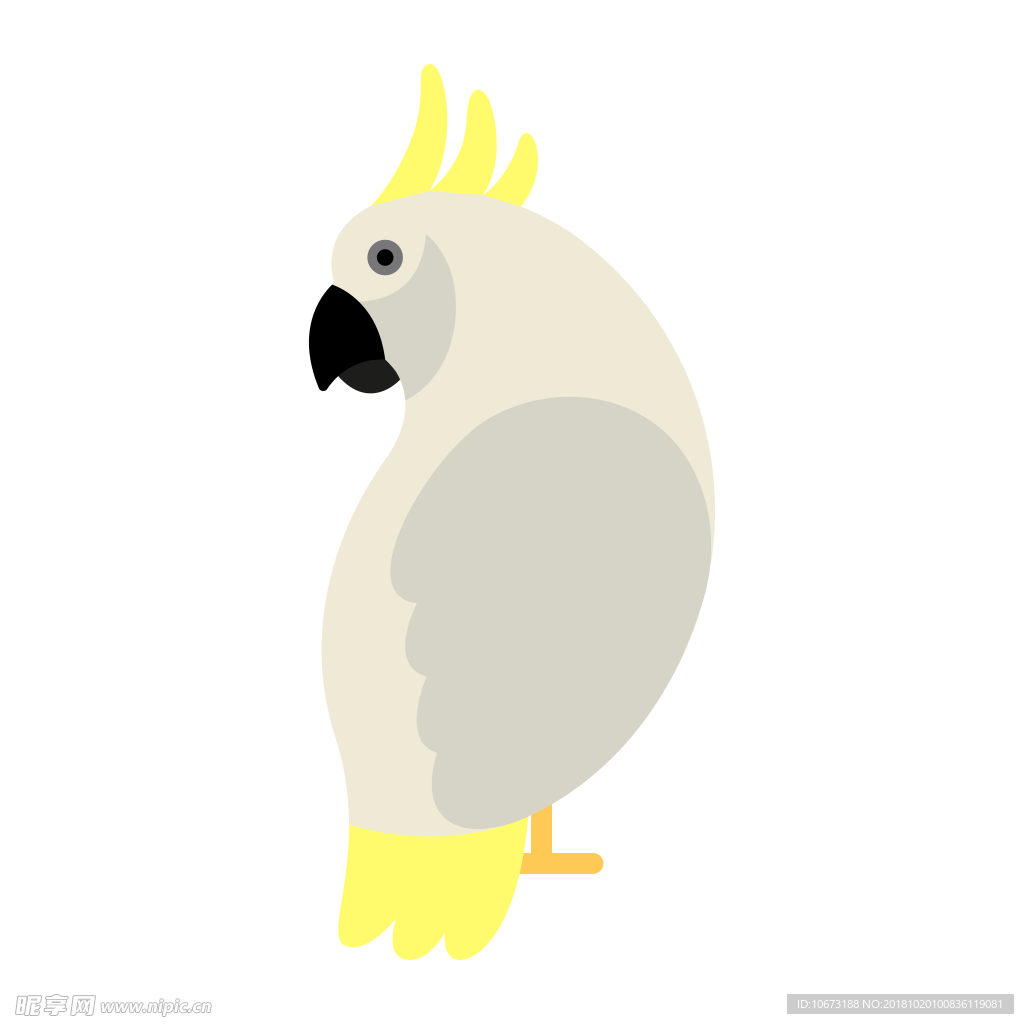 卡通鹦鹉