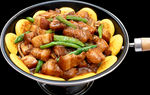炖肉烩豆角