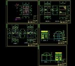 CAD自建房施工图别墅施工图