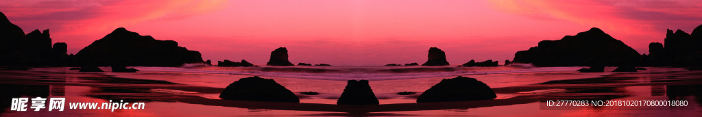 海上夕阳图片