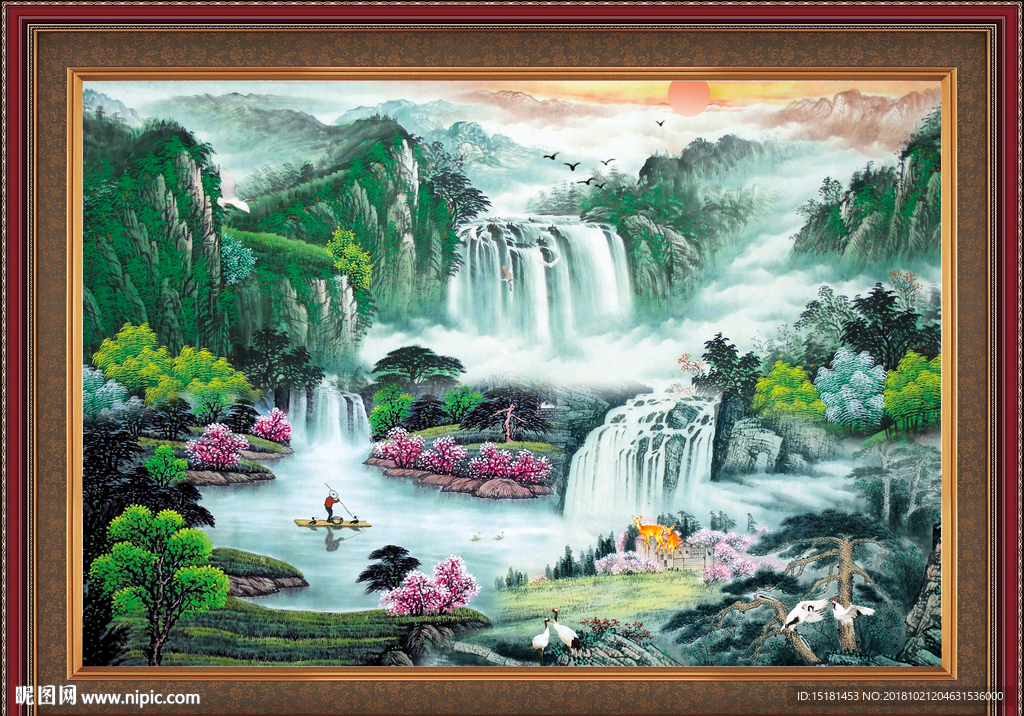 山水画 山水