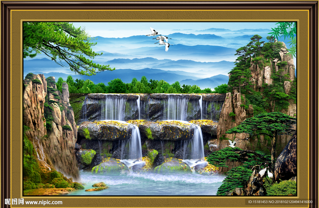 山水画 山水
