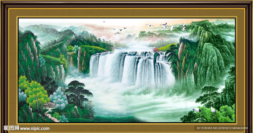 山水画 山水 山水国画 国画