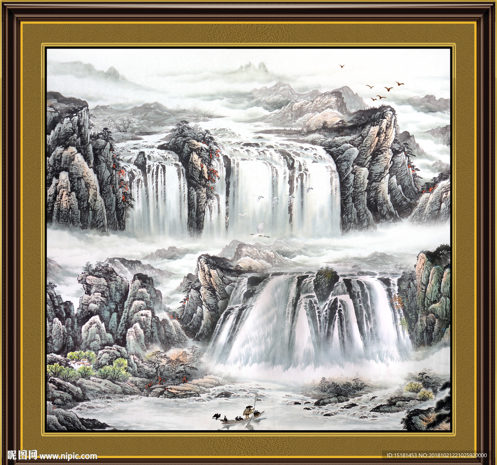 山水国画 国画