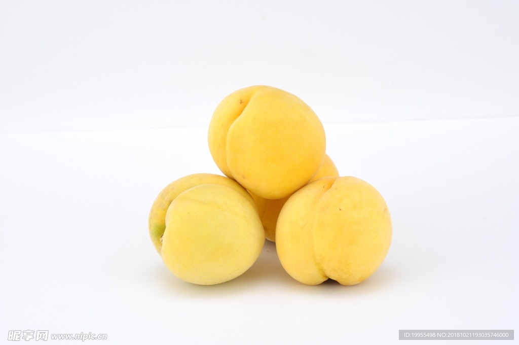 黄桃 桃子 黄色桃 水果 黄色