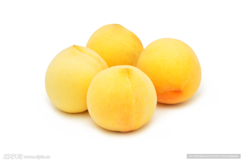 黄桃 桃子 黄色桃 水果 黄色