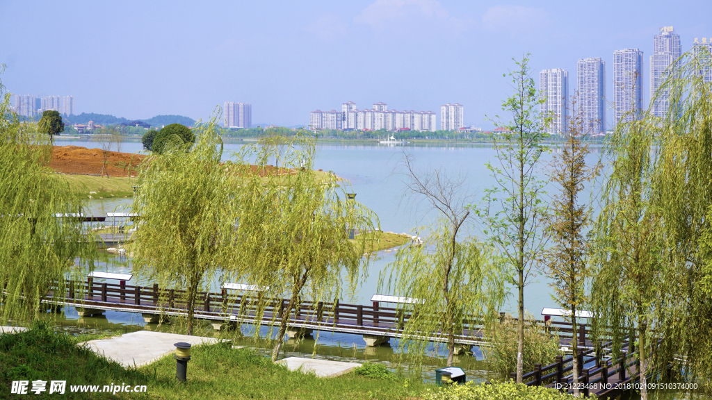 湖畔风景