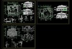 CAD自建房施工图别墅施工图